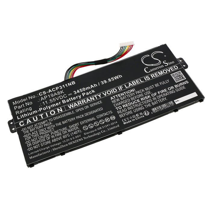Acer Chromebook Spin 11 CP311-1HN-C3E3 Chromebook Spin CP311-3H-K1MC Chromebook Spin CP311-2HN-C2GR Chromebook Laptop and Notebook Replacement Battery