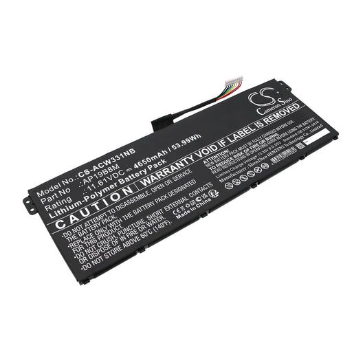 Asskea Chromebook Spin 713 CP713-3W-57JX Chromebook 515 CB515-1WT-55A8 Swift 3 SF314-59-318R Chromebook 317 CB Laptop and Notebook Replacement Battery