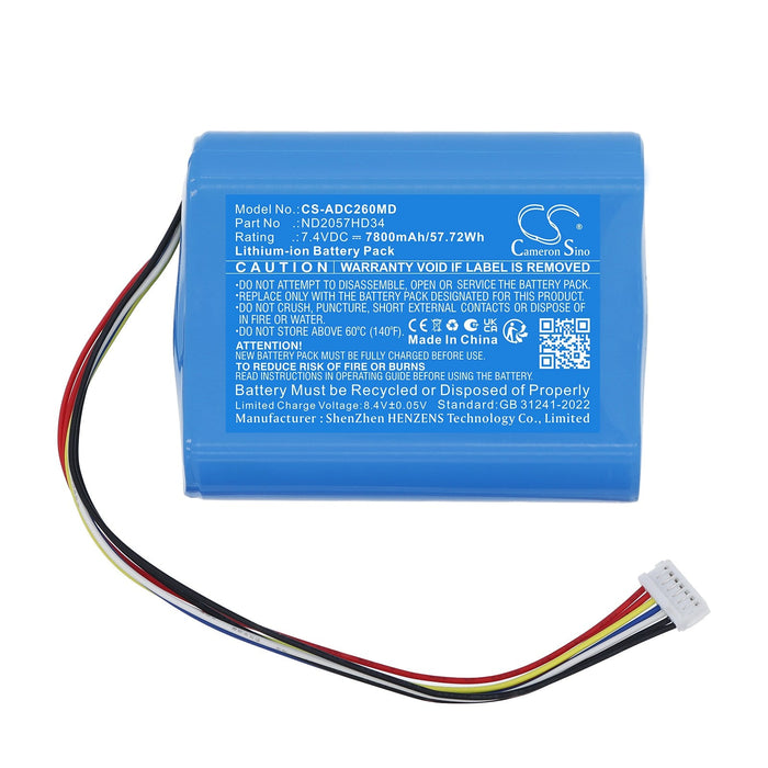 ADC ADView 2 Modular Diagnostic Station Diagnostic ADView2 Medical Replacement Battery