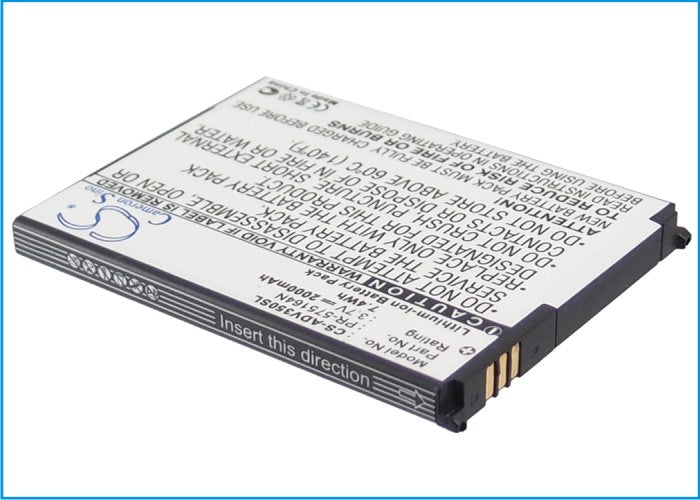 Advent 3500 GPS Replacement Battery