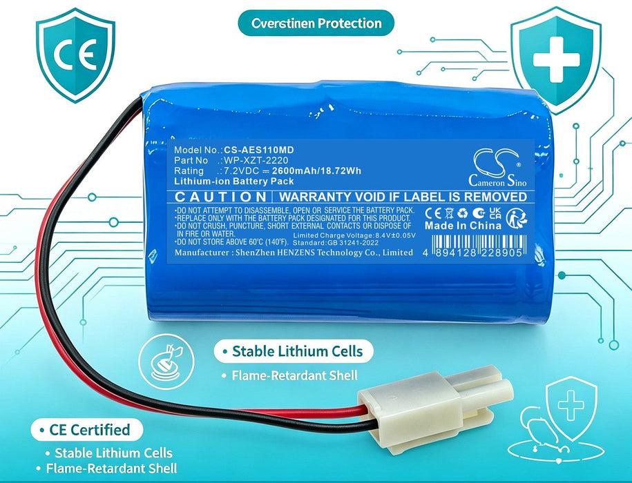 Aeonmed A100SD Medical Replacement Battery
