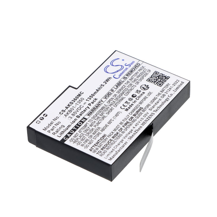 Akaso 360 Action Camera Weatherproof 360 Action Camera Camera Replacement Battery
