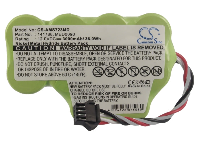 Diversified Medical N N1218WC3 Medical Replacement Battery