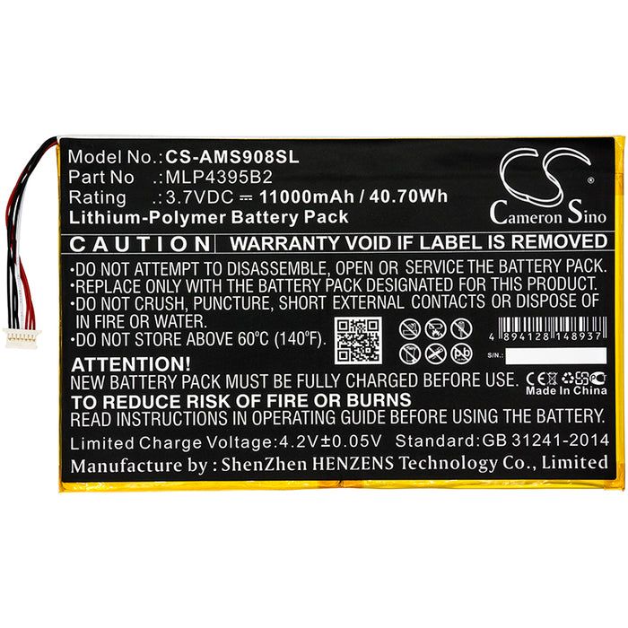Amazfit MaxiSys MS908 MaxiSys MS908P Pro MaxiSys CV MS908CV MaxiSys Pro MS908S MaxiSys MS908P MaxiSys MS908 Pro Diagnostic Scanner Replacement Battery