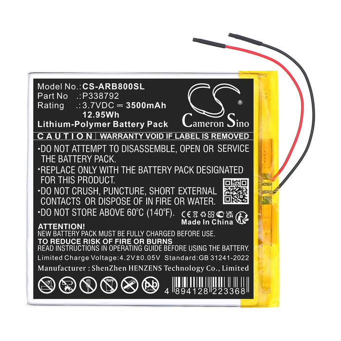Archos 8OB Xenon Tablet Replacement Battery