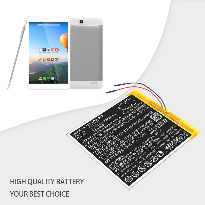 Archos 8OB Xenon Tablet Replacement Battery