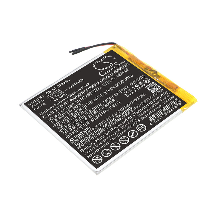 Archos 70 Oxygen AC70OX AC70OXV2 Tablet Replacement Battery