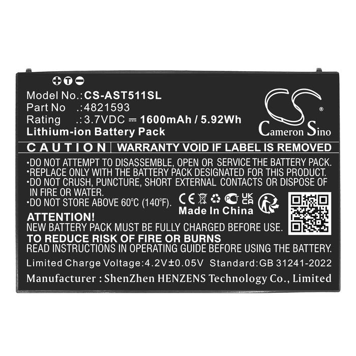 Assa Abloy VOT1511L2R01 VingCard Elsafe Alarm Replacement Battery