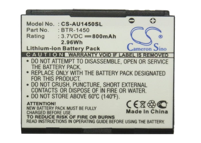 AudioVox CDM-1450 PCS-1450 1450M Super Slice PCS1450VM Mobile Phone Replacement Battery
