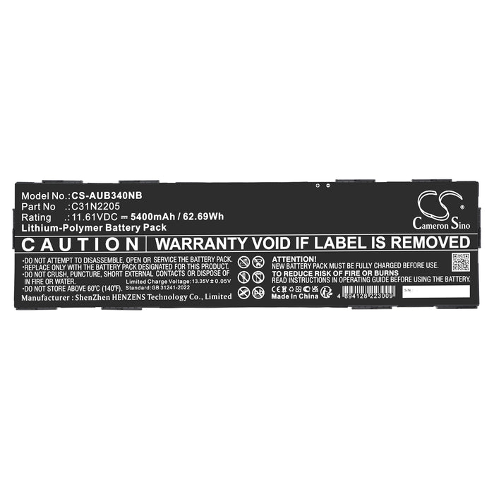 Asus B3404CV,CM3401FFA,Chromebook CM34 CM3401FFA,Chromebook CM34 Flip CM3401FFA-LZ0174,Chromebook CX34 Flip CX Laptop and Notebook Replacement Battery