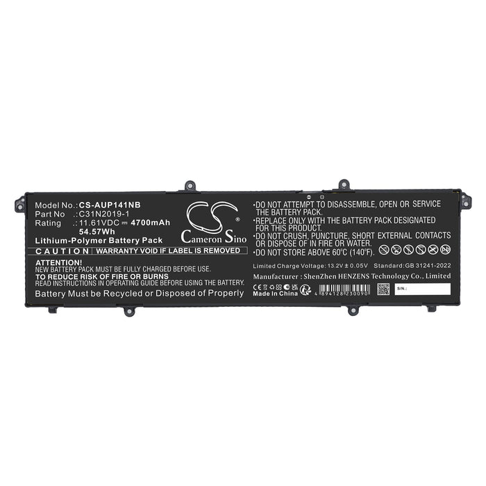 Asus K3400P K3400PA K3400PH K3500P K3500PH M3401Q M3401QC M3500Q M3500QA M3500QC V16 V16 V3607 V16 V3607V Vivo Laptop and Notebook Replacement Battery