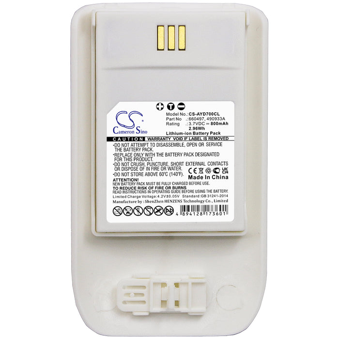 Unify Openscape WL4 800mAh White Cordless Phone Replacement Battery