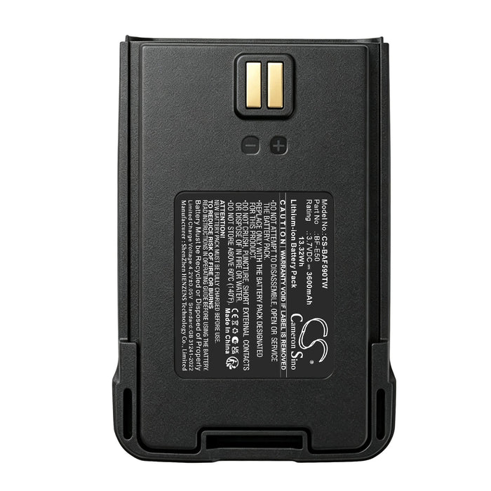 Baofeng BF-868 Plus BF-888S BF-V1 BF-E50 BF-T99S BF-999S BF-V999 Two Way Radio Replacement Battery