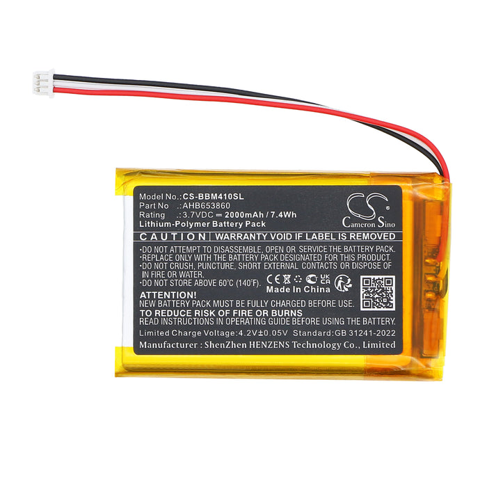 JSLBtech Video Baby Monitor Baby Monitor Replacement Battery