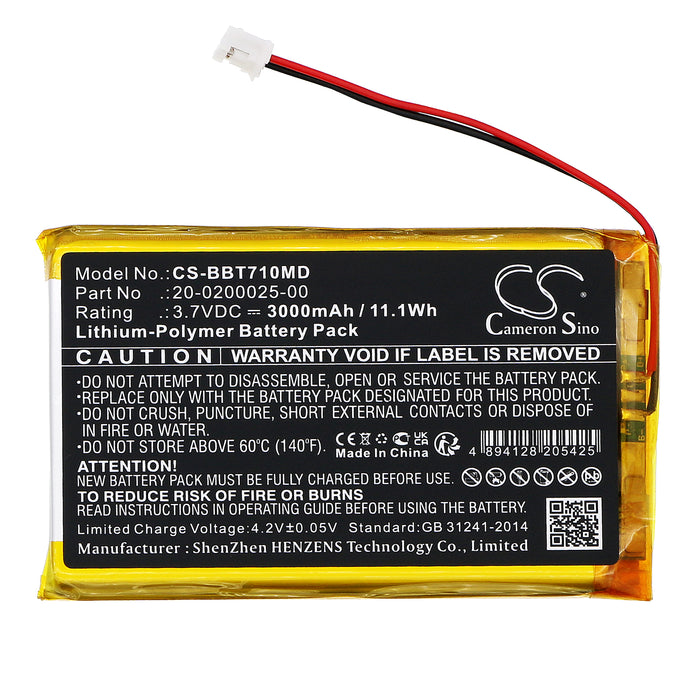 Bosch BT-710 pulse oximeter Medical Replacement Battery