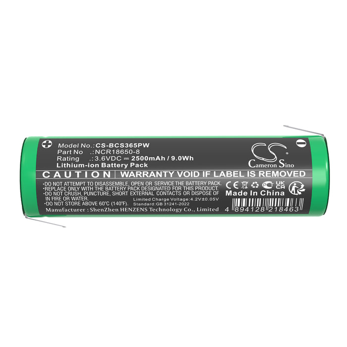 Black & Decker BDCS40G Type 1 CS3652LC CS3652LC Type 2 CS3652LC-GB LI3100 Type 3 LI4000 Type 1 LI4000 Type 5 Power Tool Replacement Battery