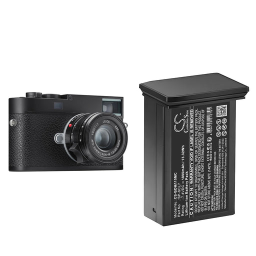 Leica M11 M11 Glossy M11M M11P Camera Replacement Battery