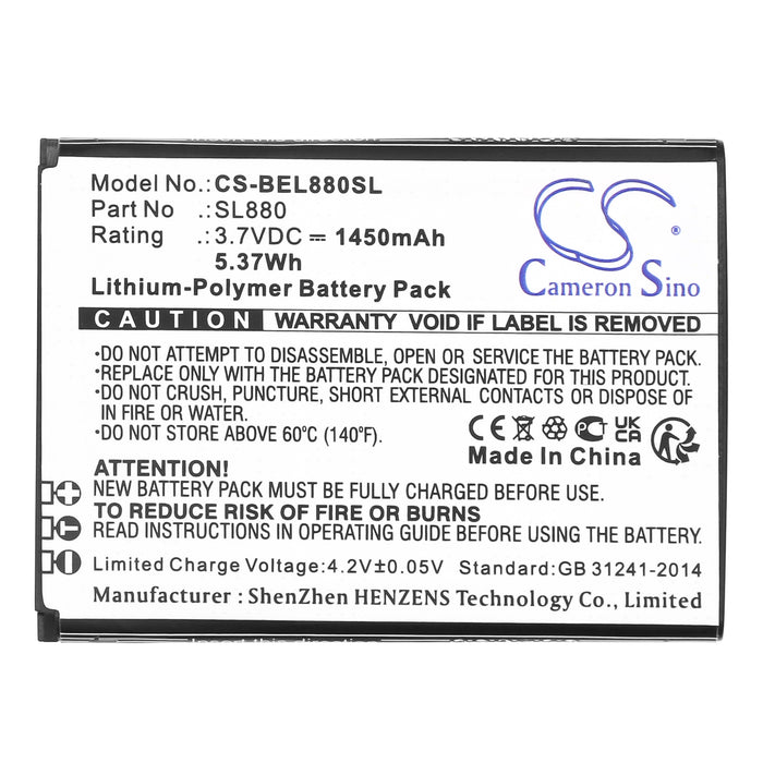 Bea-fon SL880 Touch SL800 4G Mobile Phone Replacement Battery