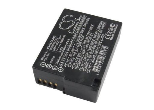 Panasonic Lumix DMC-GH2,Lumix DMC-GH2H,Lumix DMC-GH2HK,Lumix DMC-GH2K,Lumix DMC-GH2S,Lumix DMC-GH2GK,Lumix DMC-GH2HGK,Lumix Camera Replacement Battery