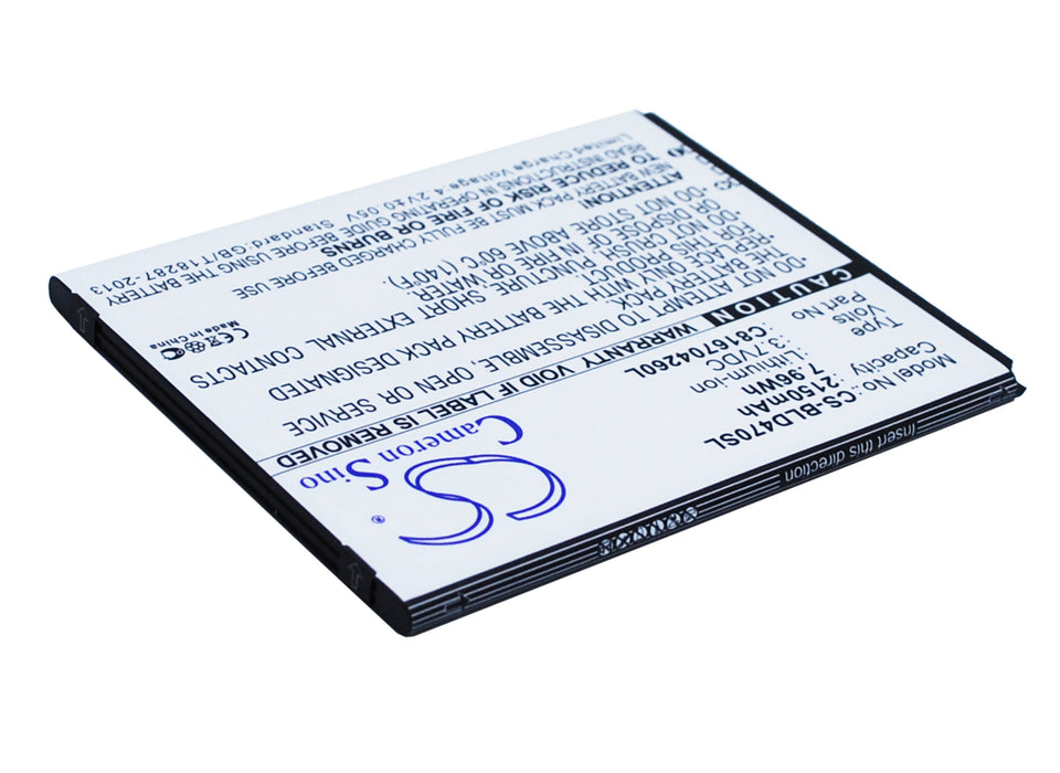 BLU Dash 5.5 D470 D470U D470L Mobile Phone Replacement Battery