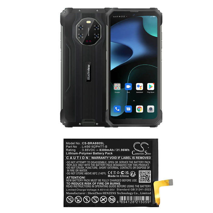 Blackview BL8800 Mobile Phone Replacement Battery