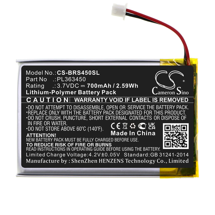 BlueParrot S450 S450-XT Headphone Replacement Battery