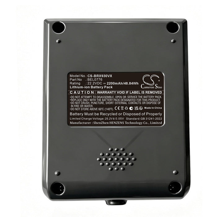 Beldray Airgility Vacuum Cleaner Airgility X93 BEL01003 Vacuum Replacement Battery