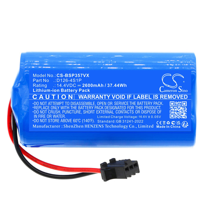 Bissell 3571 P3571+ ReadyClean Robot A3 ReadyClean Robot Vacuum P3097 Readyclean A3 Robotic Mop Vacuum Replacement Battery