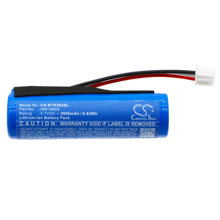 Smrat Pro BLUETOOTH LAUTSPRECHER BT 202 BT 202 BK BT202 BT202BK Speaker Replacement Battery