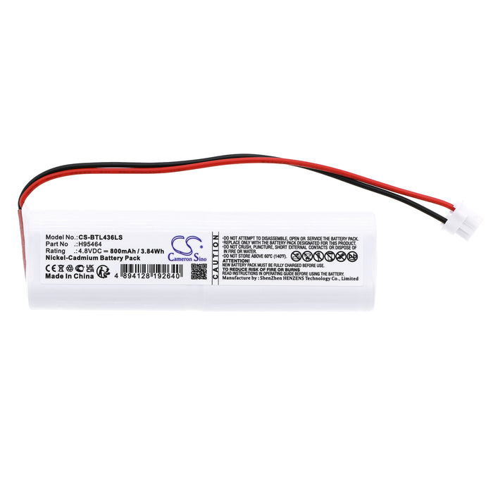 Bticino L4368/1, L4368/1L Emergency Light Replacement Battery