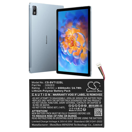 Blackview Tab 12 Pro Tablet Replacement Battery