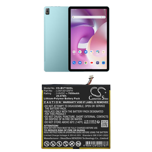 Blackview Tab 16 Tablet Replacement Battery