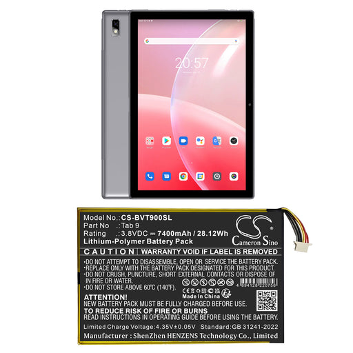 Blackview Tab 9 Tab 9 10.1Inch Tablet Replacement Battery
