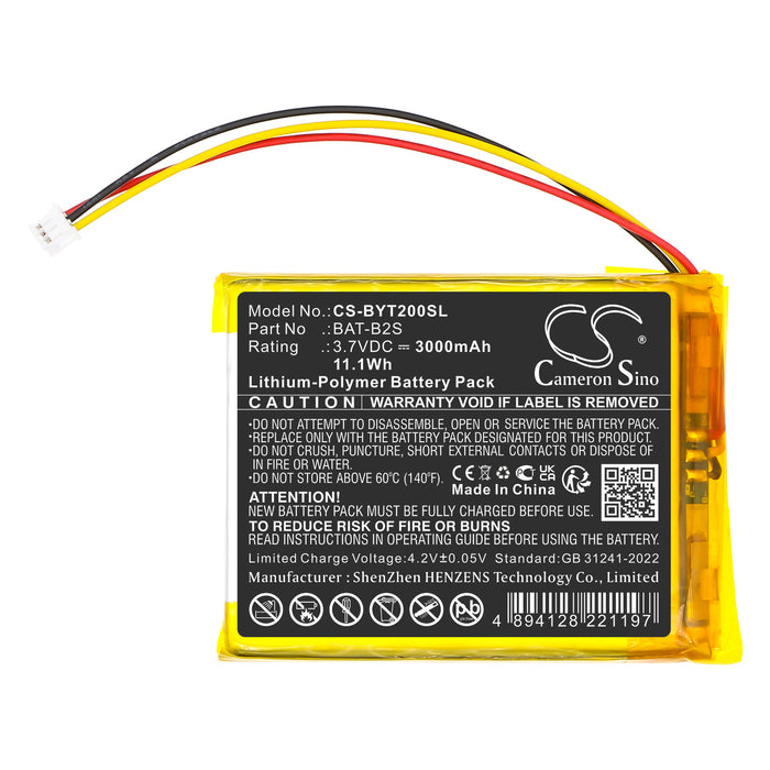 Jeeber 2K 3MP VB805 VB805PRO Baby Monitor Replacement Battery