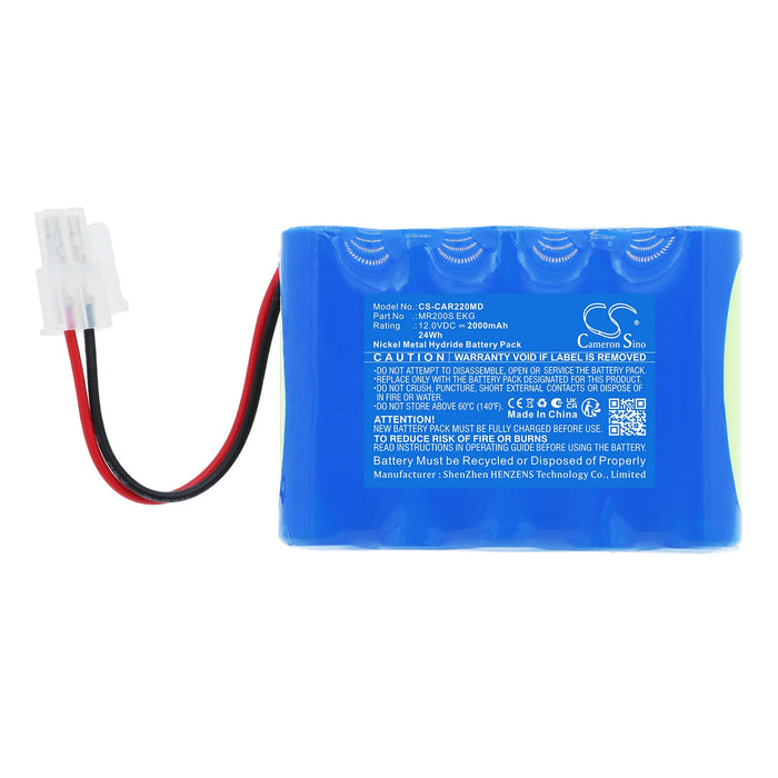 Cardioline MR200S EKG MR1200 EKG MR1200L EKG Medical Replacement Battery