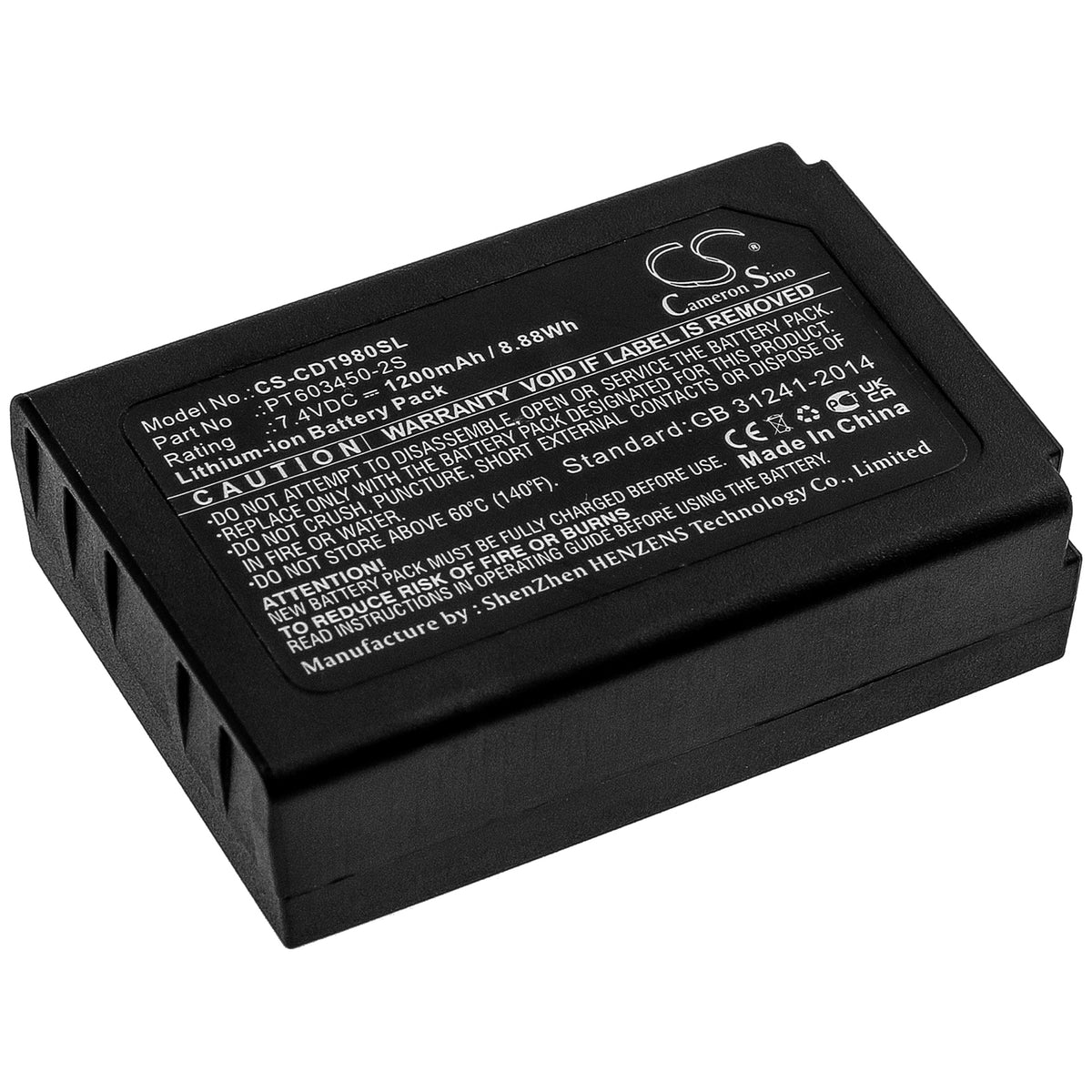 Speedtech Instruments Battery Extech Video Particle Counter VPC300 Built-in Camera Survey Multimeter ...