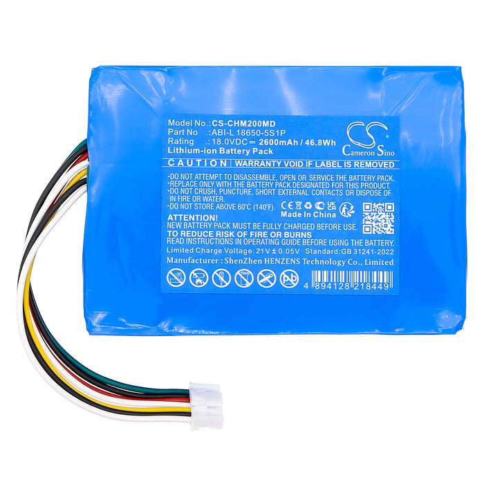 Chattanooga Intelect Legend 2 Ultrasound Intelect Mobile 2 Combo Intelect Mobile 2 Stim Intelect Mobile 2 Ultrasou 2600mAh Medical Replacement Battery