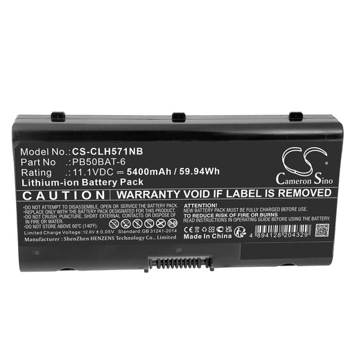 Clevo XMG PRO 17-M19 MSB XMG PRO 15-M19 GFP XMG PRO 17-E20 XMG PRO 17-E20 vqr XMG PRO 17-E20 mfp XMG PRO 17-M1 Laptop and Notebook Replacement Battery
