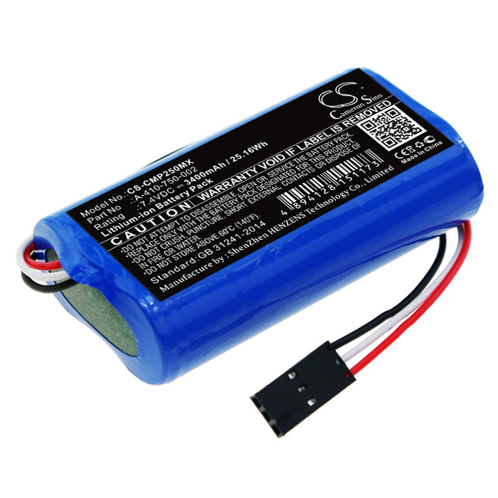 Cosmed Pony FX NTA2531 3400mAh Medical Replacement Battery