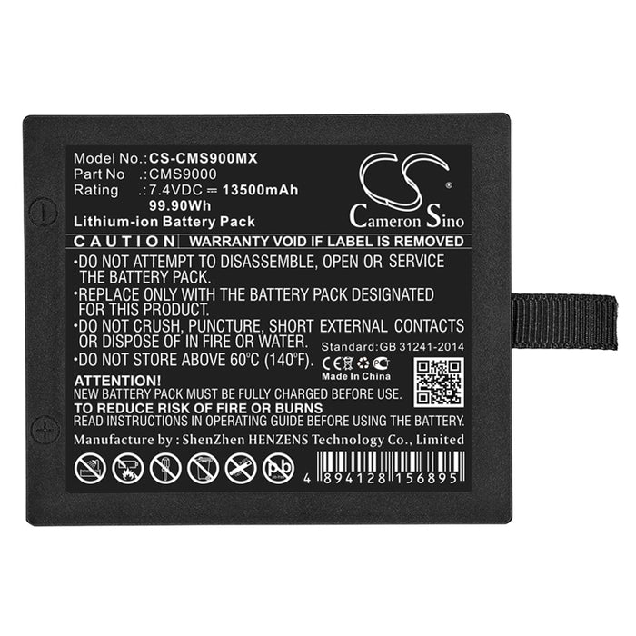 Trismed VITAPIA7000K Type7012K Patient Monitor 13500mAh Medical Replacement Battery