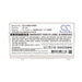 Canon AX-C4343W CXDI-410C Wireless CXDI-810C Wireless CXDI-710C Wireless Medical Replacement Battery