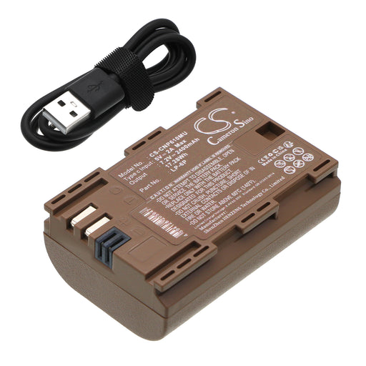 Canon EOS 7D EOS 6D EOS 60D 5D Mark III EOS 7D Mark II EOS 5D Mark II EOS 5D Mark III EOS 60Da EOS 5D Mark IV EOS 5DS EOS 5 Camera Replacement Battery