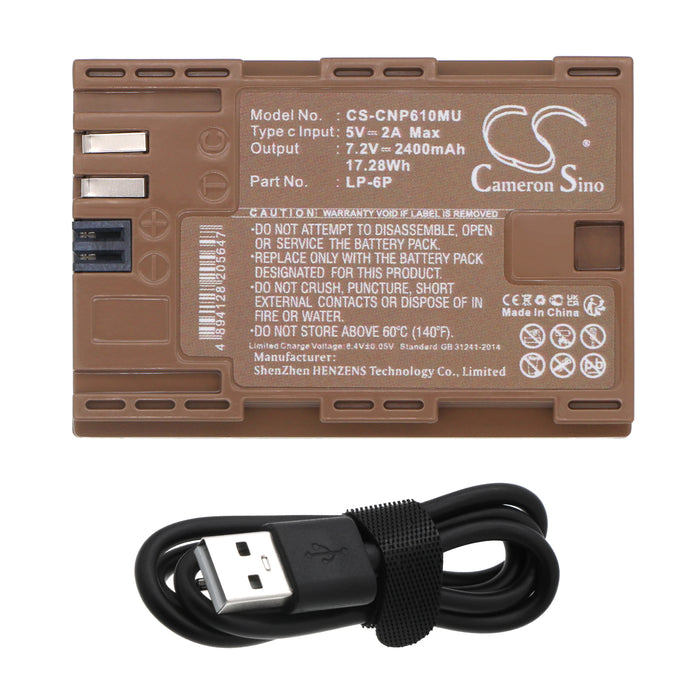 Canon EOS 7D EOS 6D EOS 60D 5D Mark III EOS 7D Mark II EOS 5D Mark II EOS 5D Mark III EOS 60Da EOS 5D Mark IV EOS 5DS EOS 5 Camera Replacement Battery