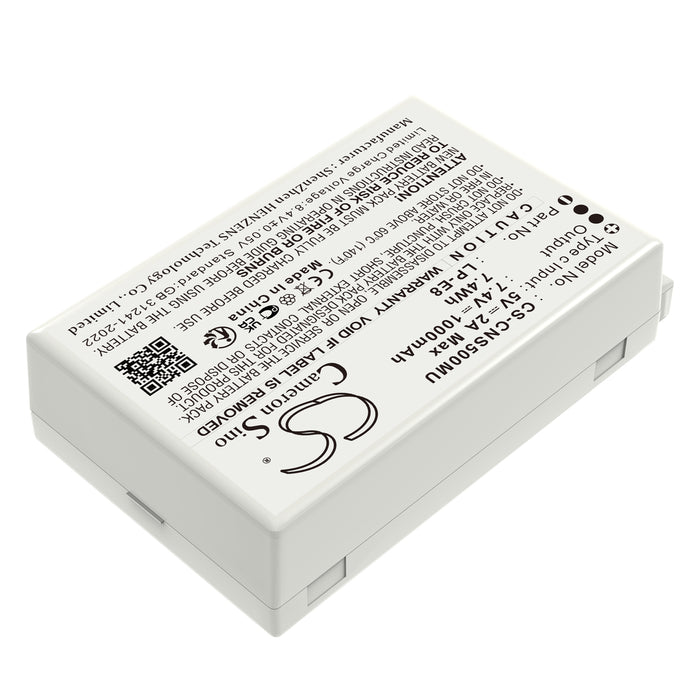 Canon EF-S EOS 550D EOS 600D EOS 650D EOS 700D EOS Kiss X4 EOS Kiss X5 EOS Kiss X6i EOS Rebel T2i EOS Rebel T3i EOS Rebel T Camera Replacement Battery