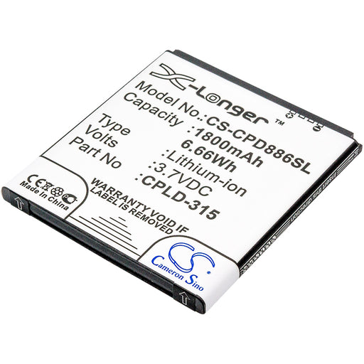 Vodafone 888N,889N,890N,Smart 4,Smart 4 Turbo,Smart 4G Mobile Phone Replacement Battery
