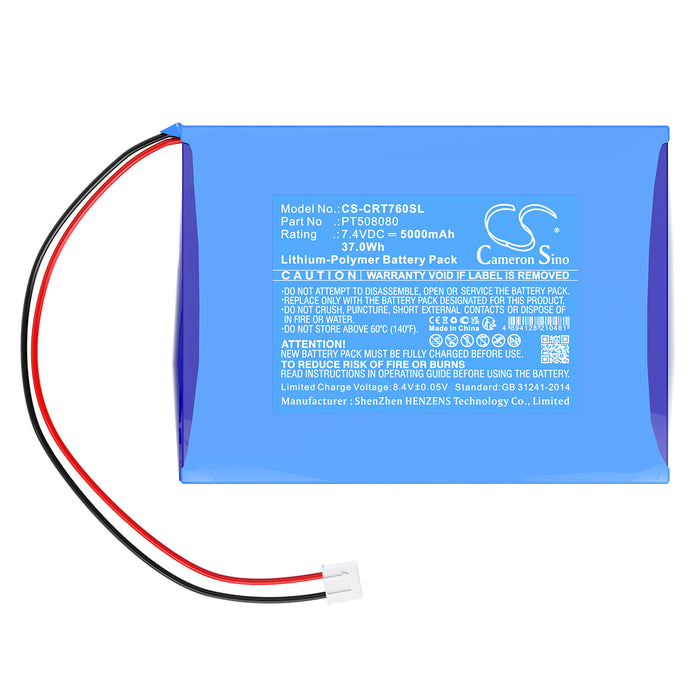 Creative ST-7600C Wireless Touch Screen ST-7600 Alarm Replacement Battery