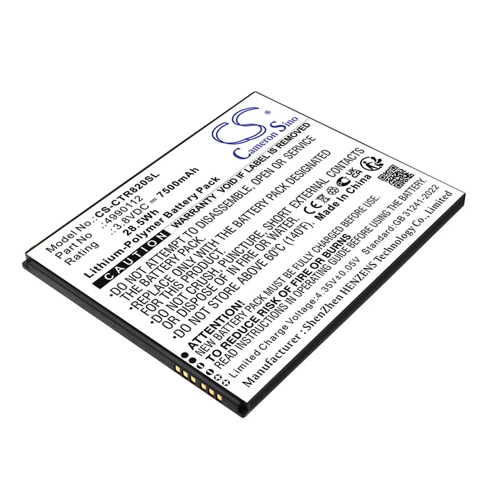 Cedar CT8,CT8X2 Diagnostic Scanner Replacement Battery