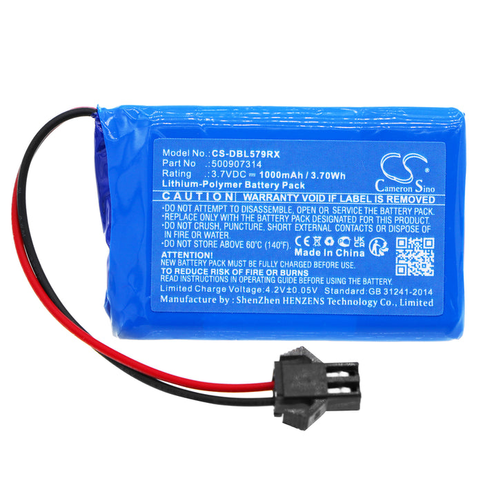 Jamara 405035 1050 Vario Car Replacement Battery