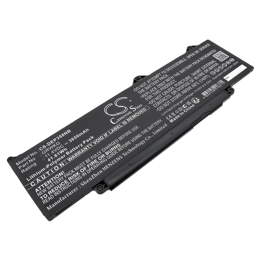 Dell Precision 15 3580 Precision 15 3580 5CHPK Precision 15 3580 JHH2C Laptop and Notebook Replacement Battery