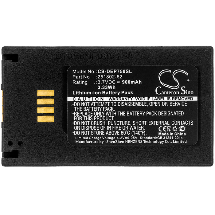 Spare 1128 UHF Reader,1153 900mAh Barcode Replacement Battery